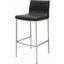 Colter Black Leather Counter Stool