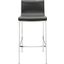 Colter Dark Grey Leather Counter Stool