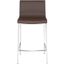 Colter Mink Leather Counter Stool