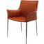 Colter Ochre Leather Dining Arm Chair