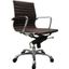 Comfy Low Back Brown Office Chair