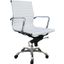 Comfy Low Back White Office Chair