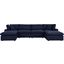 Commix 6-Piece Outdoor Patio Sectional Sofa EEI-5585-NAV