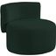 Como Green Boucle Fabric Accent Chair