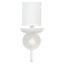 Concord Wall Sconce in White Plaster