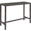 Conduit Brown Outdoor Patio Wicker Rattan Large Bar Table