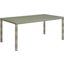 Conduit Light Gray 70 Inch Outdoor Patio Wicker Rattan Dining Table