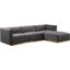 Conjure Channel Tufted Performance Velvet 4 Piece Sectional In Gold Gray EEI-5844-GLD-GRY