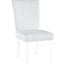 Contemporary Curved Flare-Back Parson Side Chair 4038-PRS-SC-WHT Set of 2