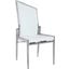 Contemporary Motion-Back Side Chair NALA-SC-WHT-BSH Set of 2