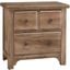 Cool Farmhouse 2 Drawer Night Stand In Natural