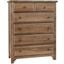 Cool Farmhouse 5 Drawer Chest In Natural