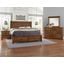 Cool Rustic Mansion Bedroom Set With Footboard Storage In Amber