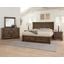 Cool Rustic Mansion Bedroom Set With Footboard Storage In Mink