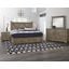 Cool Rustic Stone Grey Platfrom Poster Set With Footboard Storage