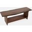 Cooper Live Edge 52 Inch Solid Acacia Storage Bench In Chestnut