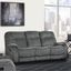 Cooper Shadow Grey Manual Triple Reclining Sofa