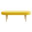 Corinne Oval Bench In Marigold