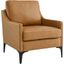 Corland Tan Leather Arm Chair