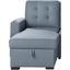 Cornish Blue Reversible Chaise With Storage