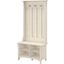 Cosenza Antique White Accent and Storage Bench