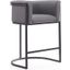 Cosmopolitan Counter Stool in Grey and Black