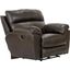Costa Power Lay Flat Recliner In Chocolate