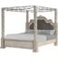 Coventry King Upholstered Panel Canopy Bed