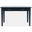 Craftsman Two Drawer Usb Charging Desk In Navy