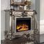 Cranby Antique Platinum Fireplace and Mantel