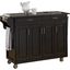 Create-A-Cart Black Kitchen Cart 9200-1044