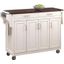 Create-A-Cart Off White Kitchen Cart 9200-1027G