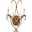 Crystal Lights Gold Wall Sconce