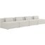 Cube Cream Durable Linen Modular Sofa 630Cream-S144A