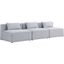 Cube Grey Durable Linen Modular Sofa 630Grey-S108A