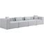 Cube Grey Durable Linen Modular Sofa 630Grey-S144B