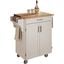 Cuisine Cart Off White Kitchen Cart 9001-0021