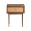 Curtis Solid Wood One-Drawer Nightstand In Walnut
