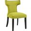 Curve Wheat Grass Fabric Dining Chair