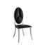 Cyrene Side Chair Set of 2 In Black Synthetic Leather