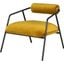 Cyrus Gold Fabric Occasional Chair
