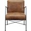 Dagwood Cappuccino Leather Arm Chair