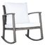 Daire Rocking Chair in Grey