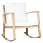 Daire Rocking Chair in White