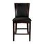 Daisy Dark Brown Bi-Cast Vinyl Counter Height Chair Set of 2