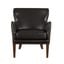 Dallas High Leg Slope Arm Chair In Dark Brown