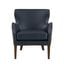 Dallas High Leg Slope Arm Chair In Midnight Blue