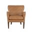Dallas High Leg Slope Arm Chair In Saddle