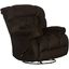 Daly Chaise Swivel Glider Recliner In Chocolate