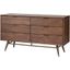 Daniel Walnut Wood Dresser Cabinet